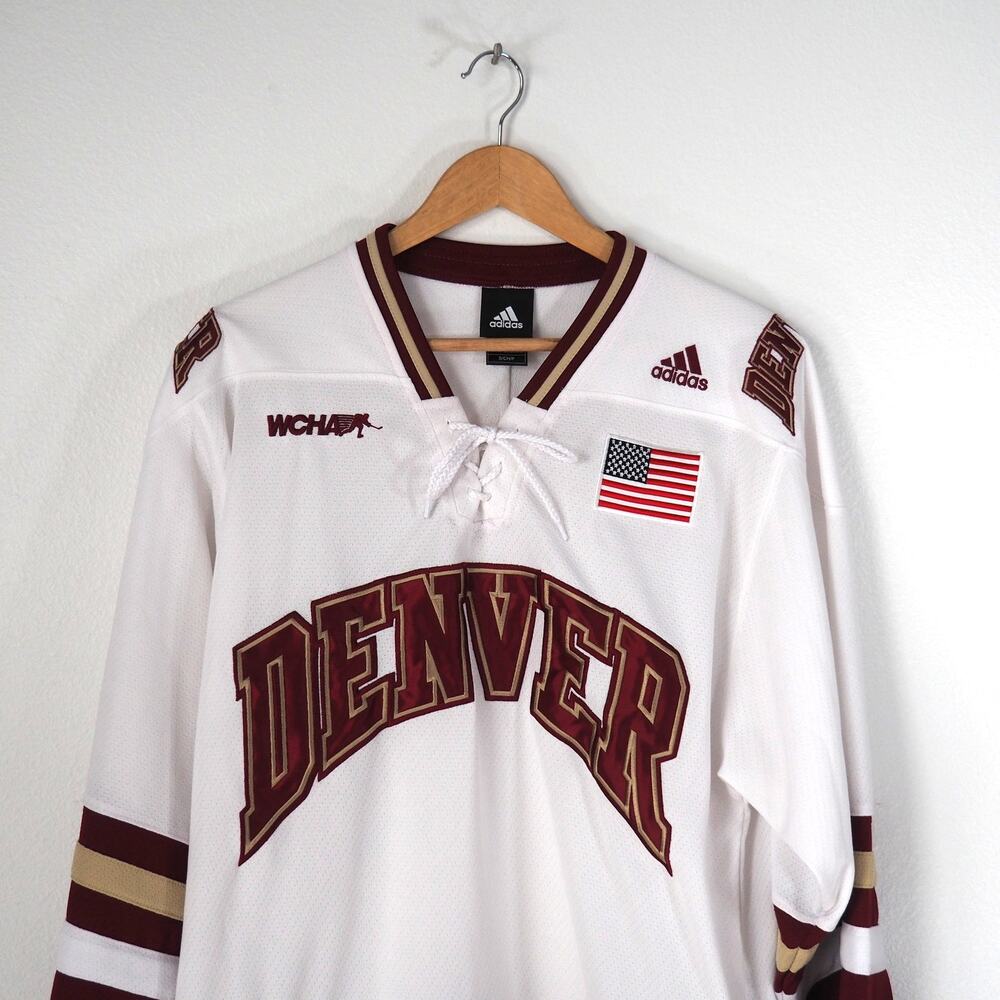 Denver University Pioneers Hockey Jersey Adidas - Size: Small
